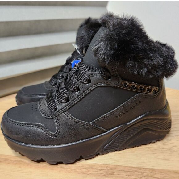 Skechers Street Uno Lite Girls Shoes – Size 11, Comfurt Collar & Memory Foam - Picture 2 of 10